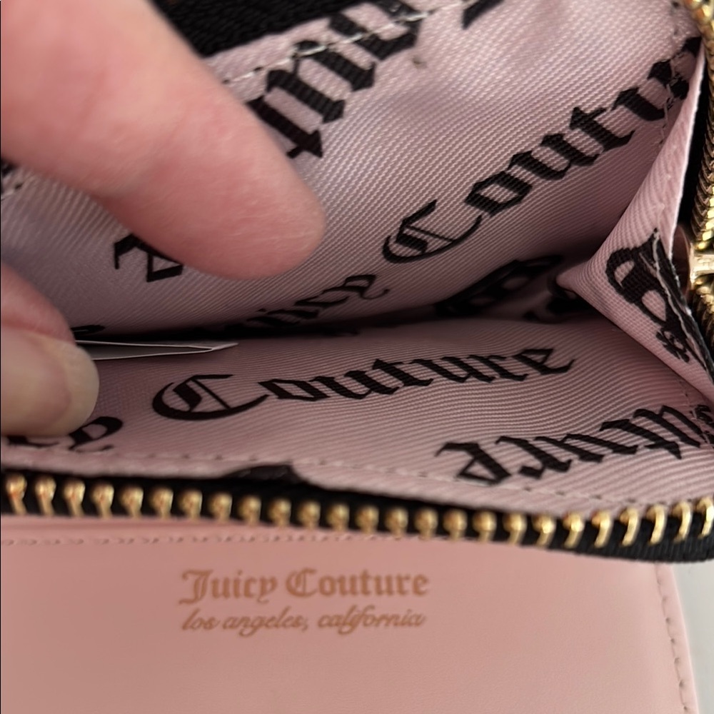 Juicy Couture Sweet Black Wallet with Strawberry 🍓 Print - Picture 5 of 11